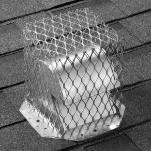 7" x 7" x 9" Stainless Steel Roof Vent Guard